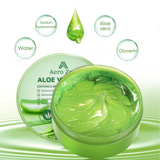 Aero Zen 98 percent pure aloe vera gel texture