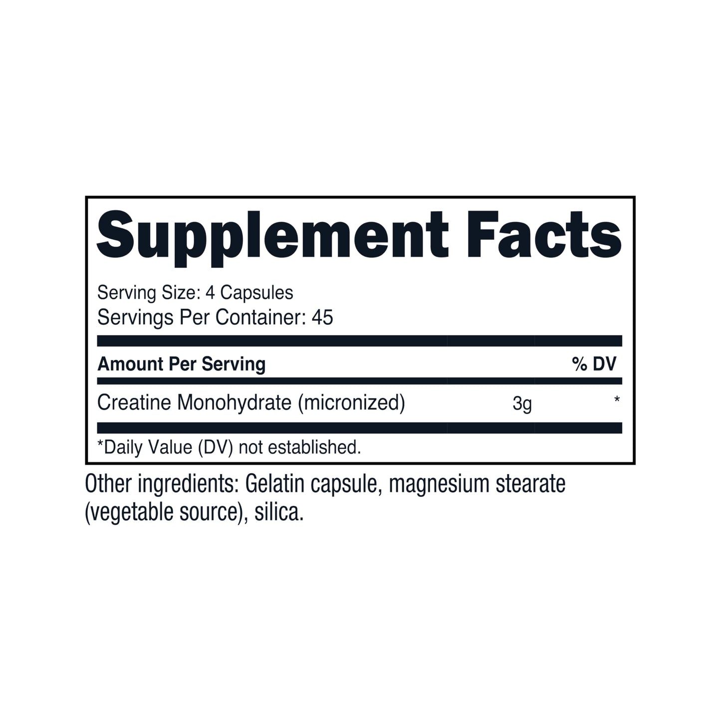 Authentic Nutricost 180 capsules container layout highlighting the 3,000mg serving size information