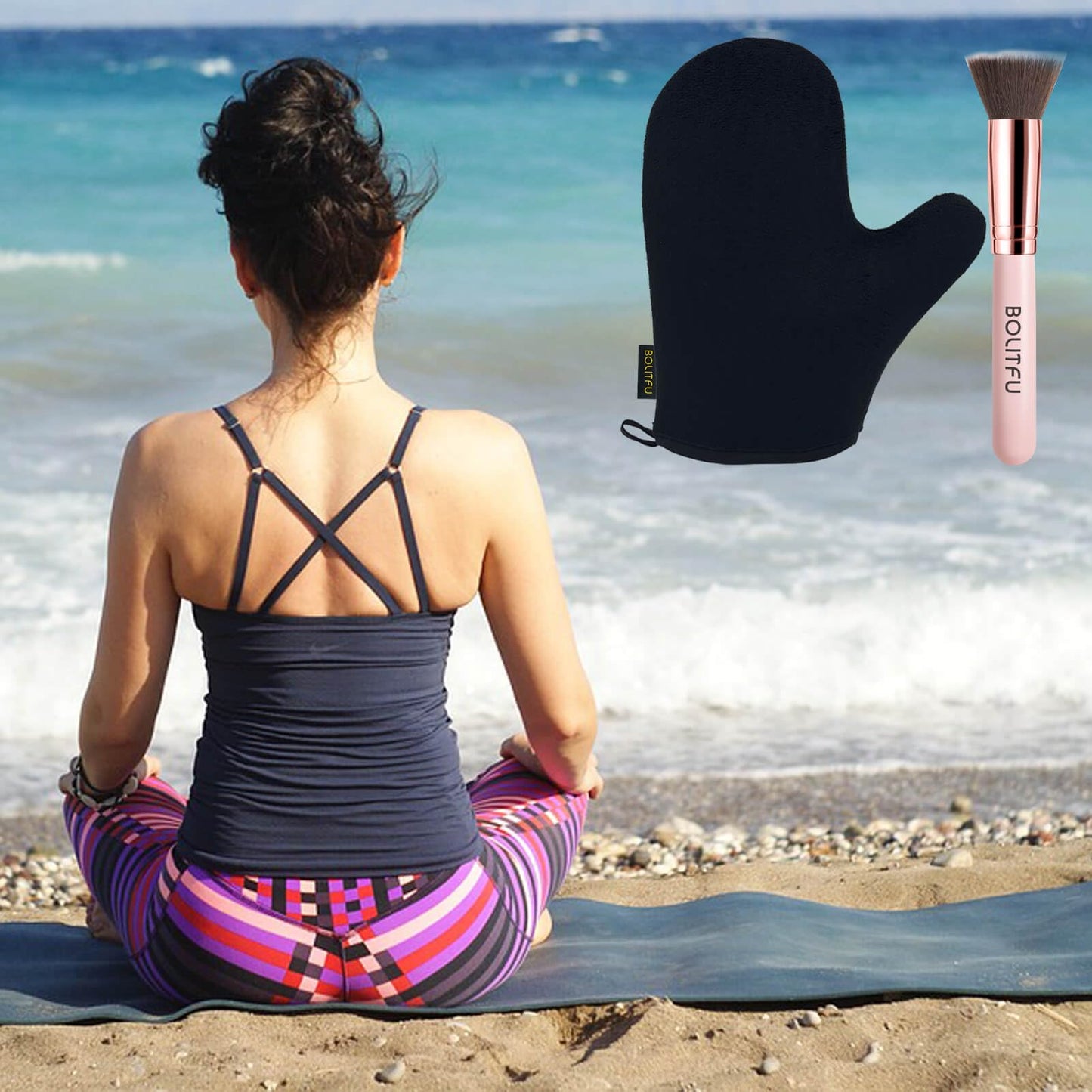 Professional sunless tanning applicator tools set