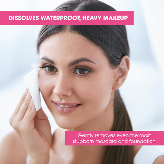 Individual Diamond Wipes makeup remover towelette packaging
