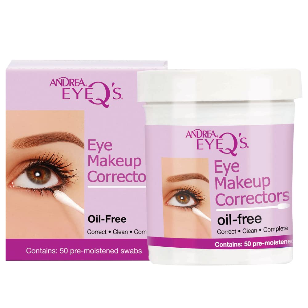 Andrea Eyeq's Oil Free Eye Makeup Correctors back label details