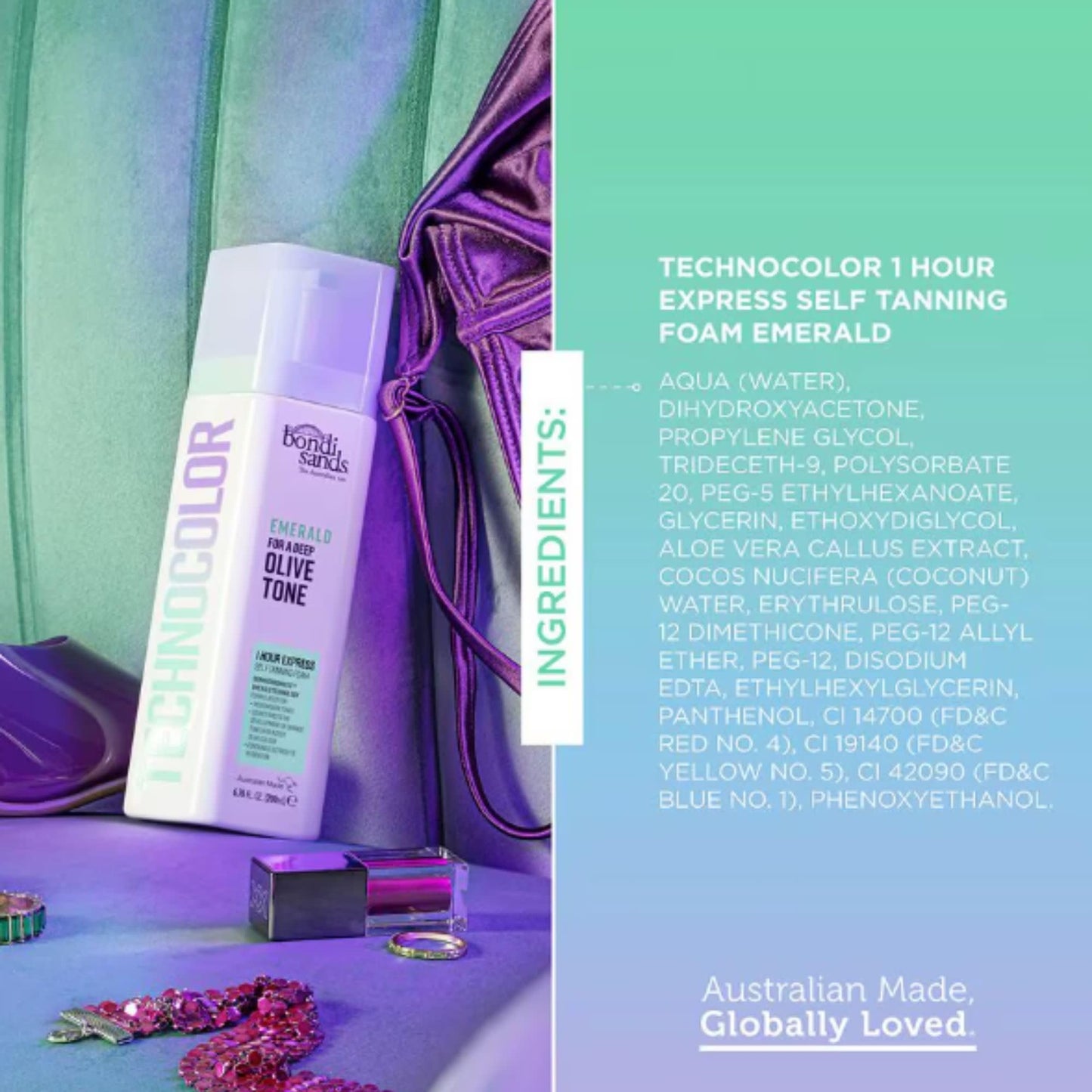 Bondi Sands authentic imported USA beauty product packaging
