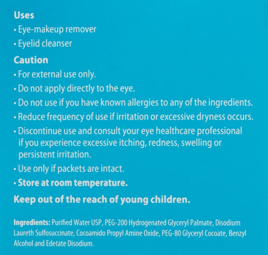 Systane sterile pre-moistened eyelid wipes individual packet