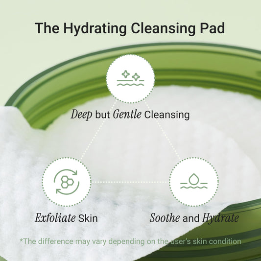 Korean micellar makeup remover wipes double sided cotton pad close up