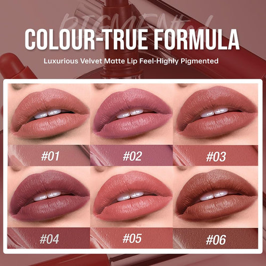 Easilydays long lasting waterproof lip liner pencil showing the retractable tip texture.