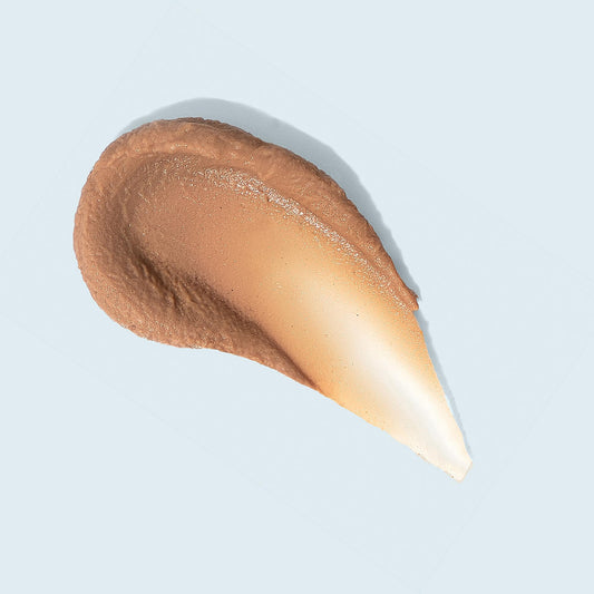Tizo3 tinted sunscreen tube texture and swatch