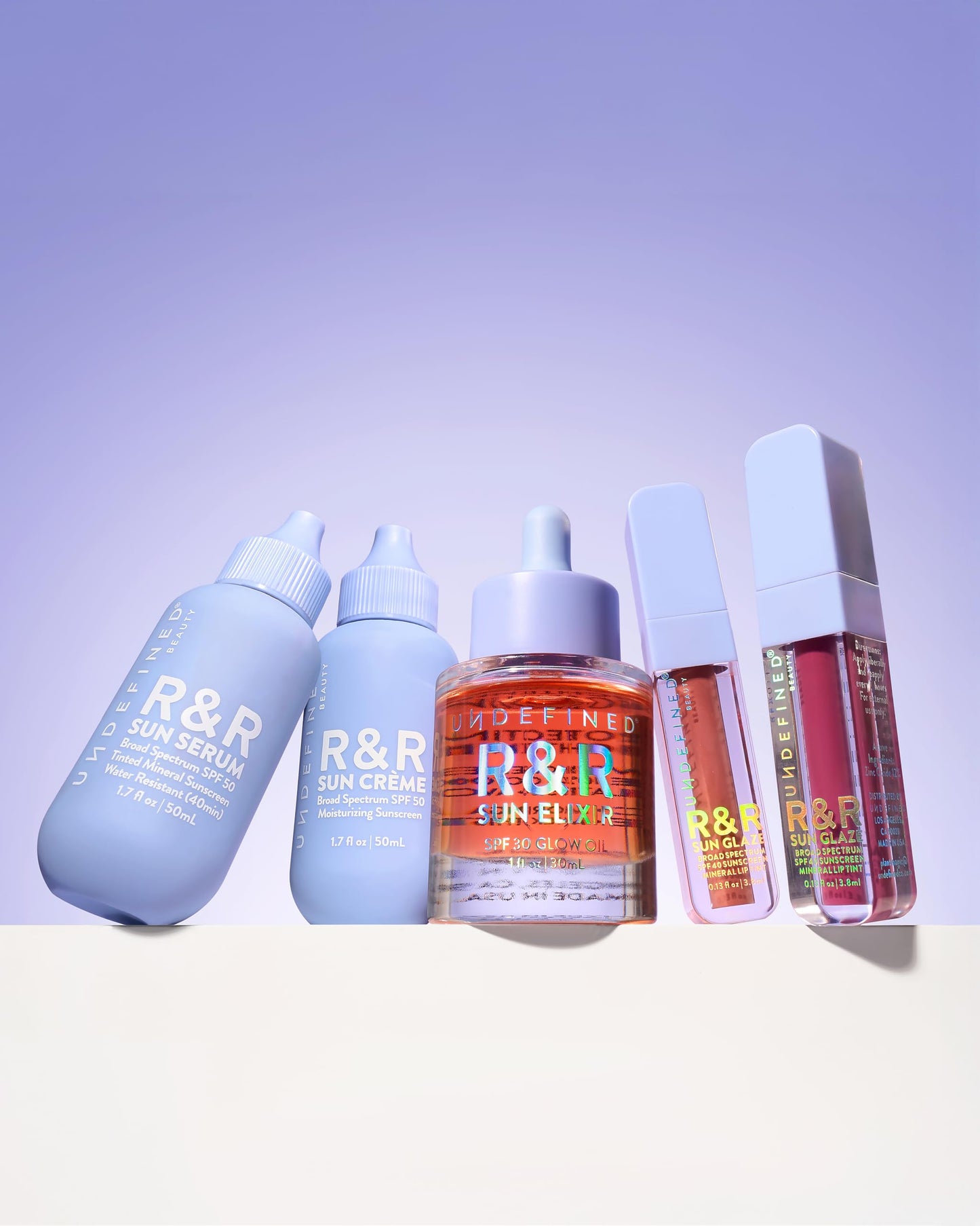 Undefined R&R Sun Glaze Pink box and product display