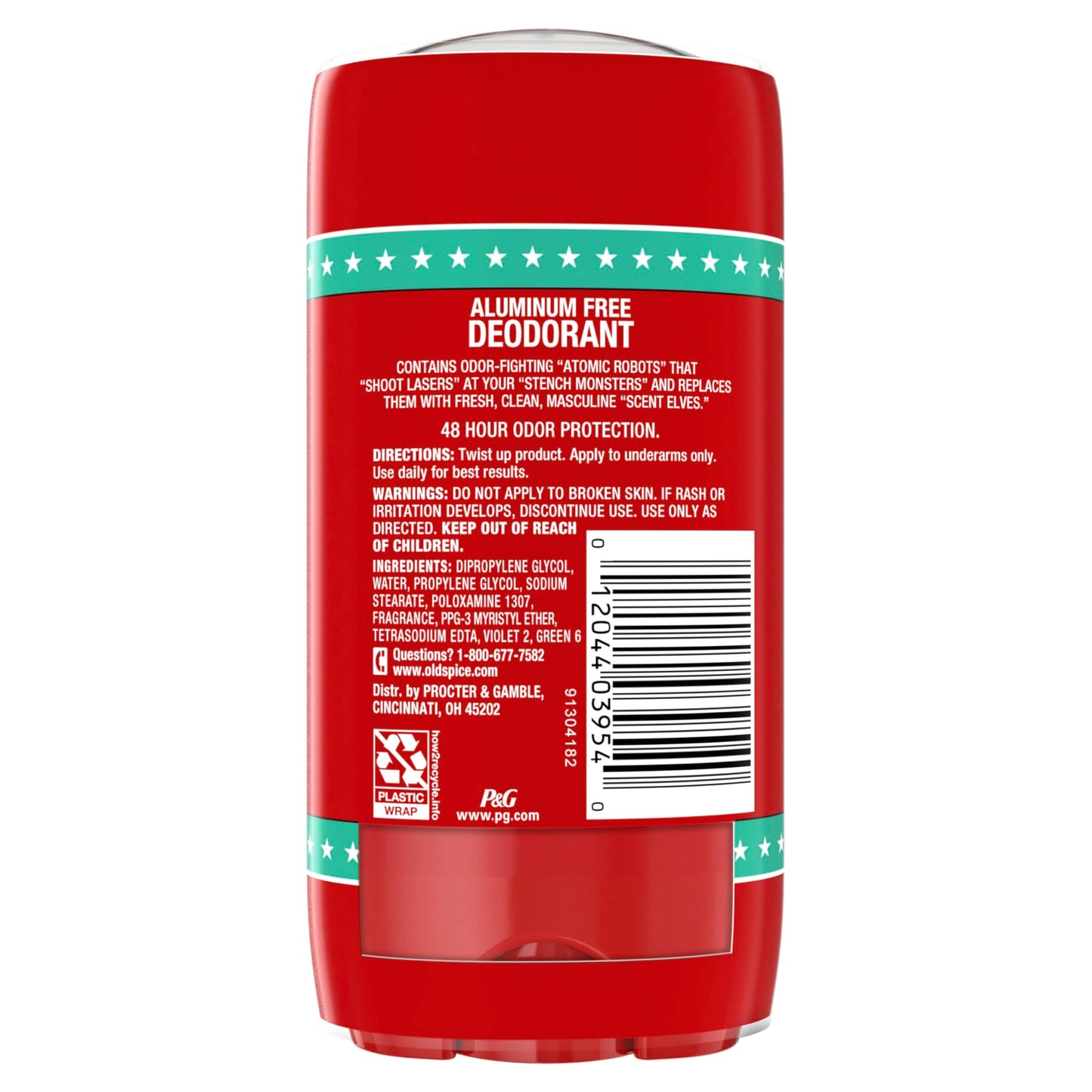 Close up of the clear application formula of Old Spice Pure Sport