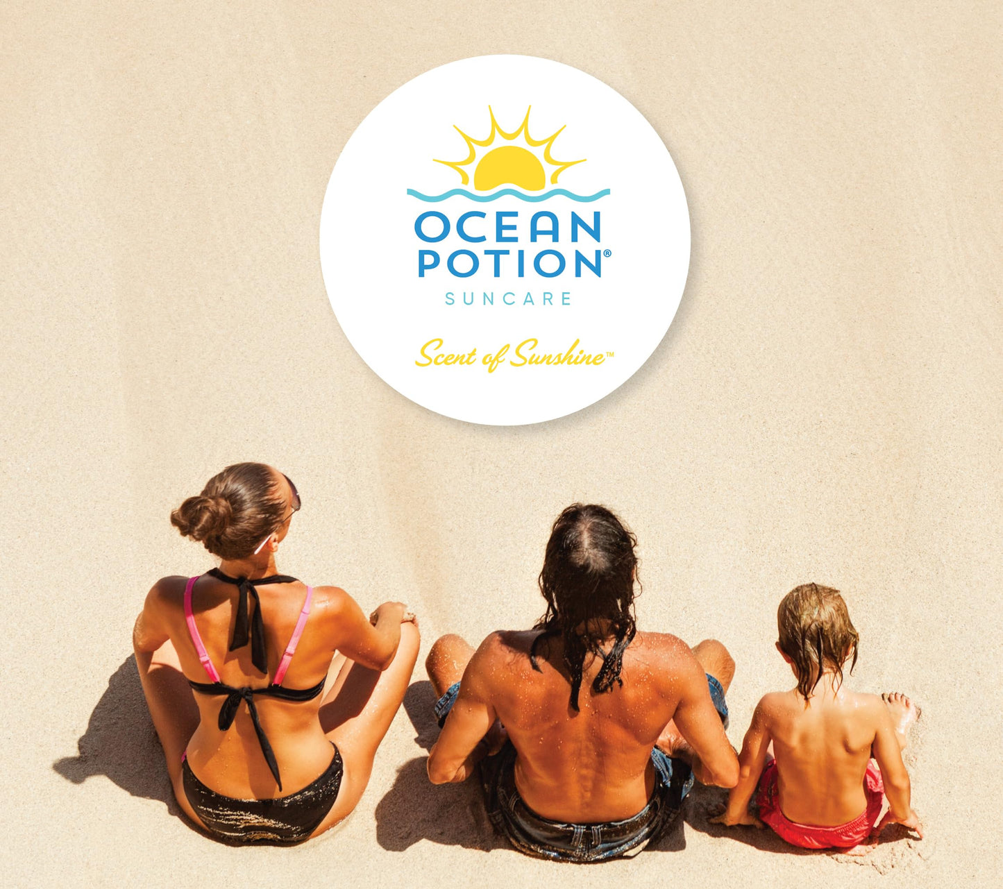 Back of Ocean Potion lip balm packaging showing ingredients and usage