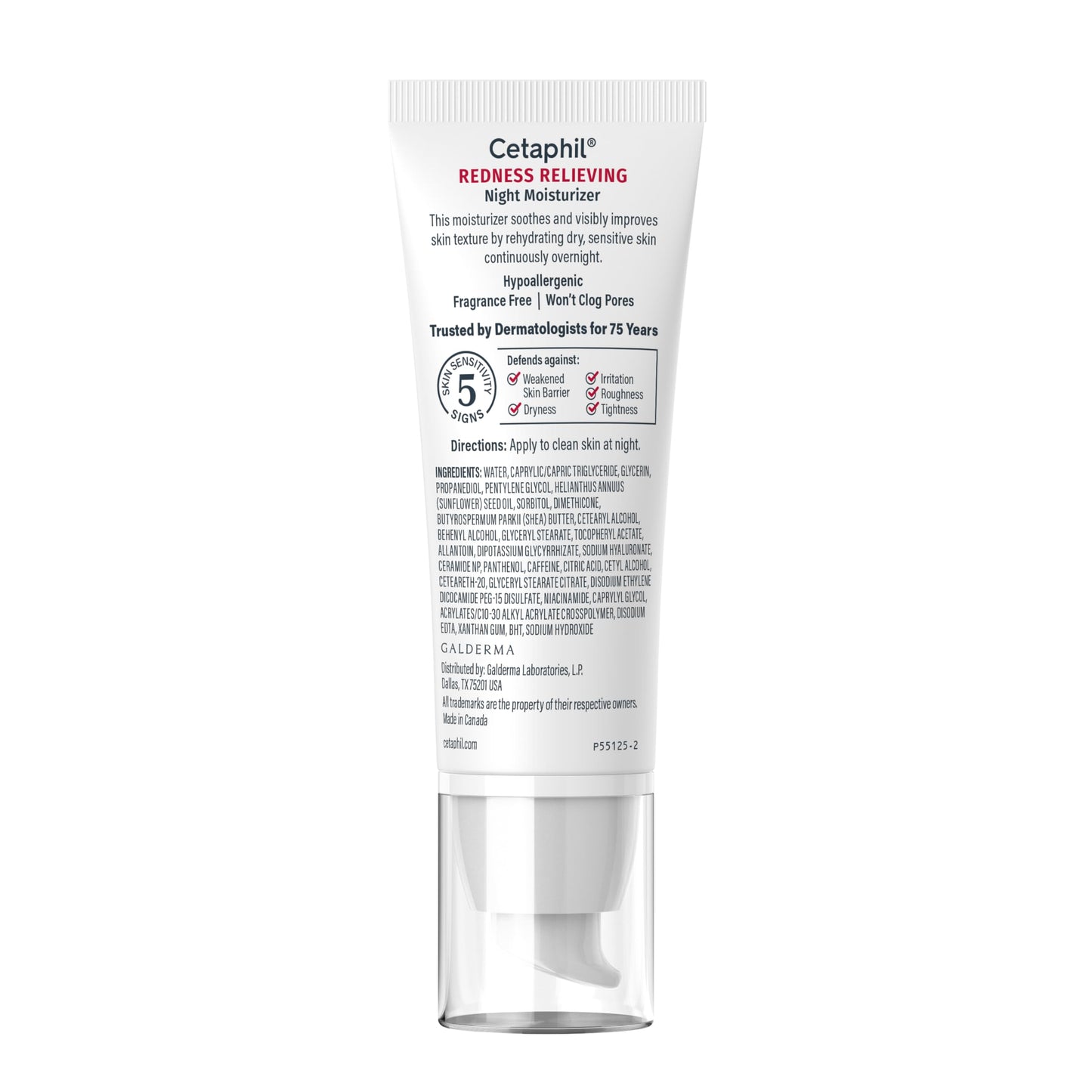 Hypoallergenic Cetaphil facial moisturizer skincare bottle displaying brand logo
