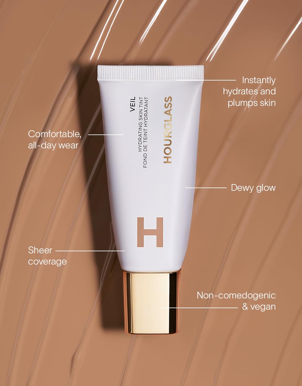 Authentic USA imported Hourglass luxury makeup skin tint product shot