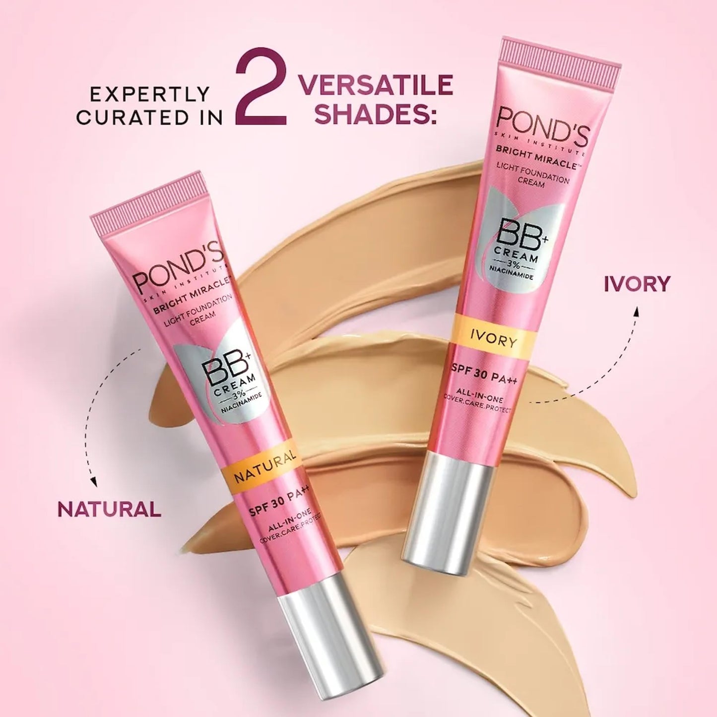 Ponds BB Plus Cream 18g travel friendly size