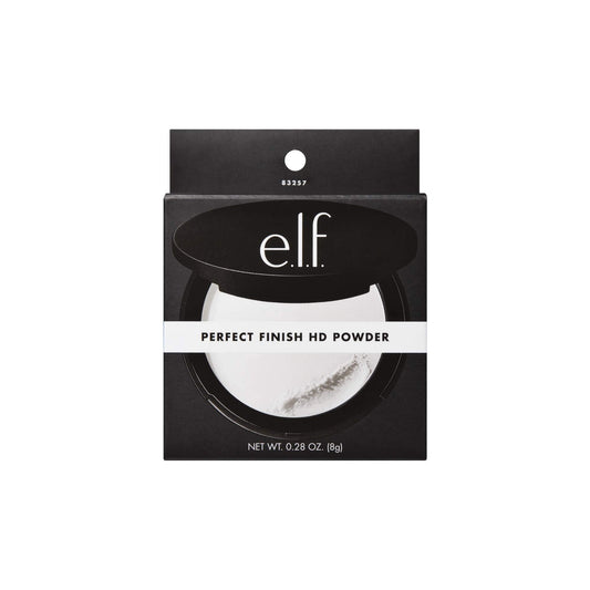 E.l.f. Perfect Finish HD Pressed Powder open showing mirror