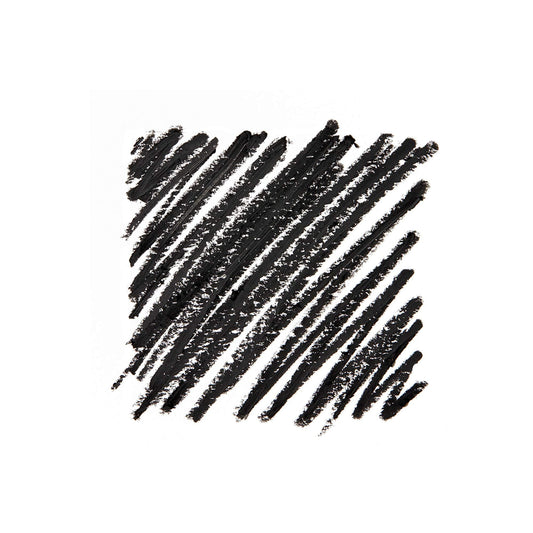 Close up of E.l.f. Satin Eyeliner Pencil showing the built-in sharpener cap.