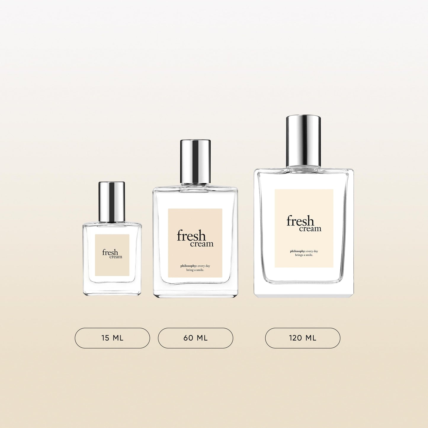 Authentic Philosophy Fresh Cream fragrance bottle on a clean background