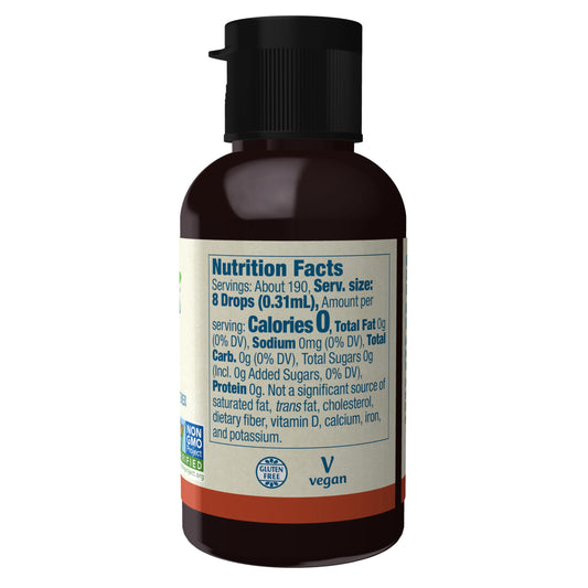 NOW Foods zero calorie liquid sweetener in chai spice flavor imported wellness product