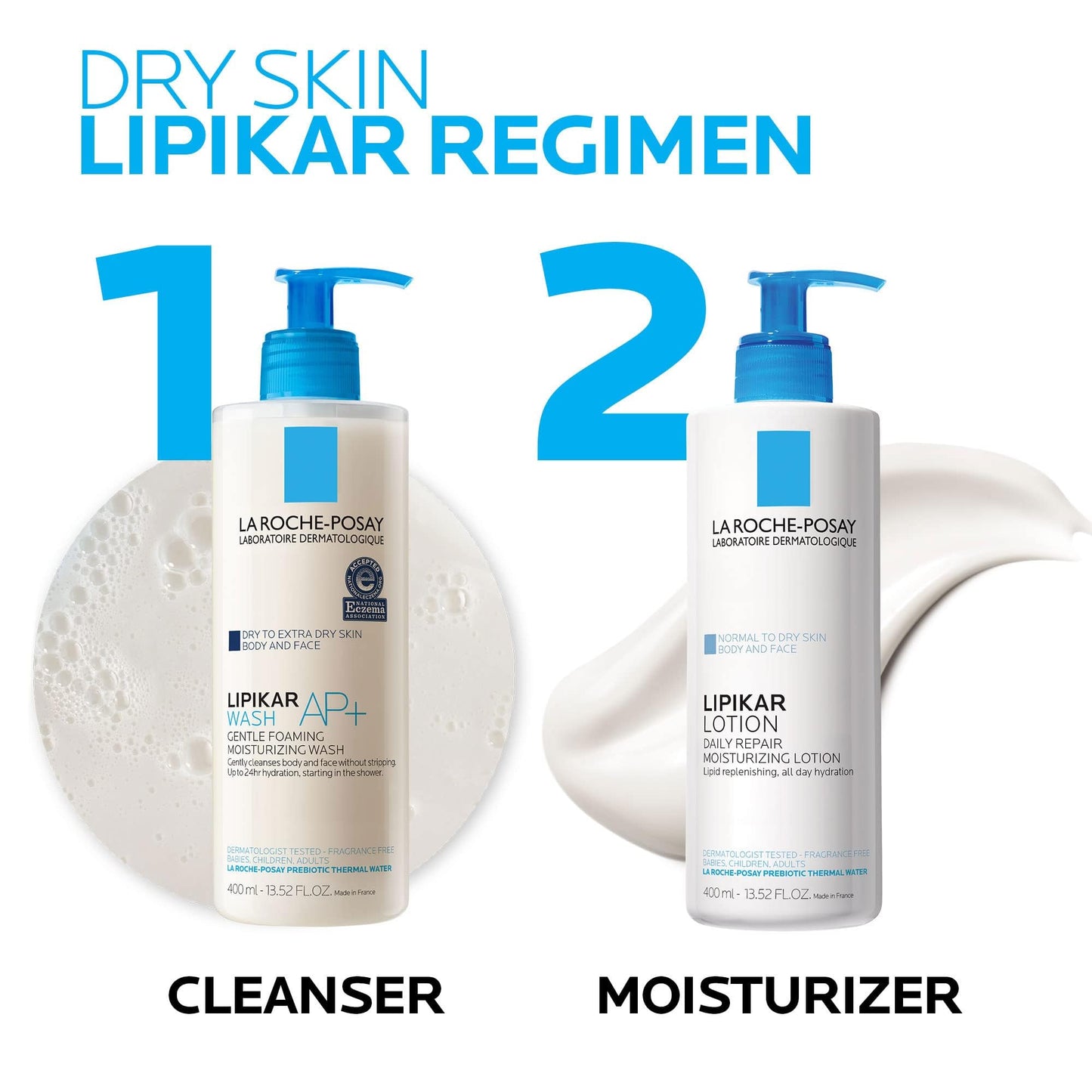 Authentic USA imported La Roche-Posay skin barrier repair lotion