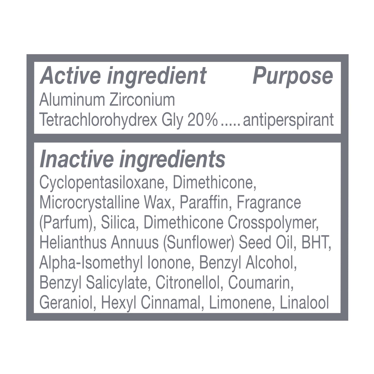 Dove clinical care underarm sweat protection stick highlighting moisturizers