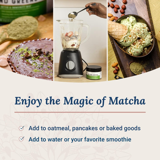 Live Conscious Beyond Greens matcha flavor powder ingredients label