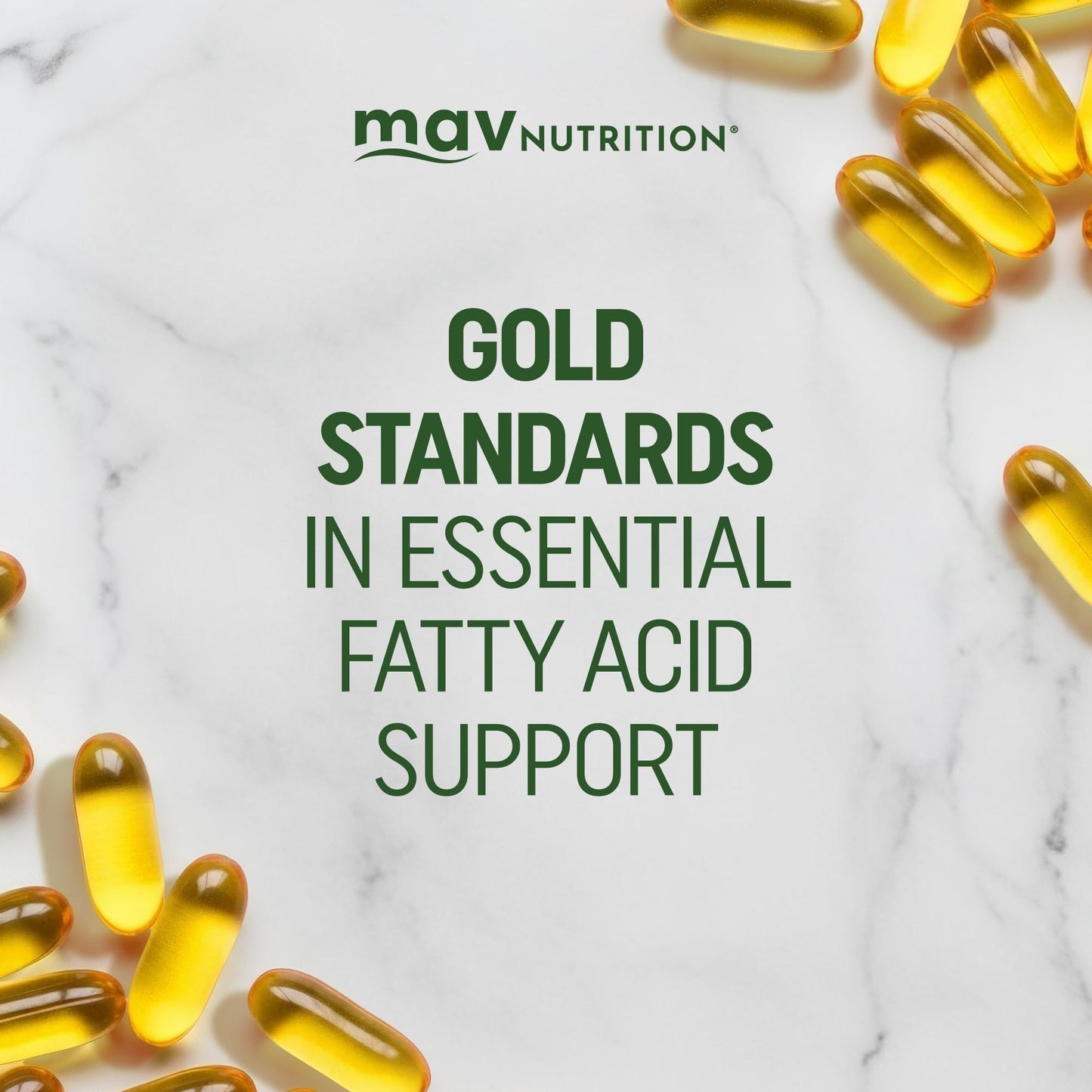 MAV Nutrition heart brain eye health vegan softgels lifestyle view