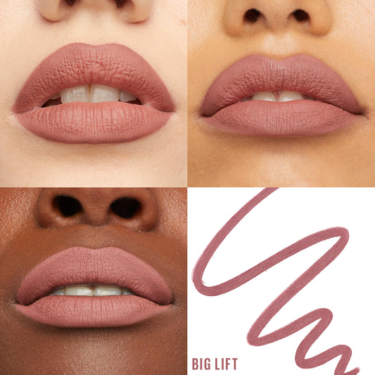 Maybelline Lifter Liner Big Lift sharpenable lip pencil showing creamy texture tip