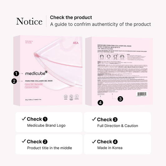 Medicube overnight face mask sheet visual appearance on skin