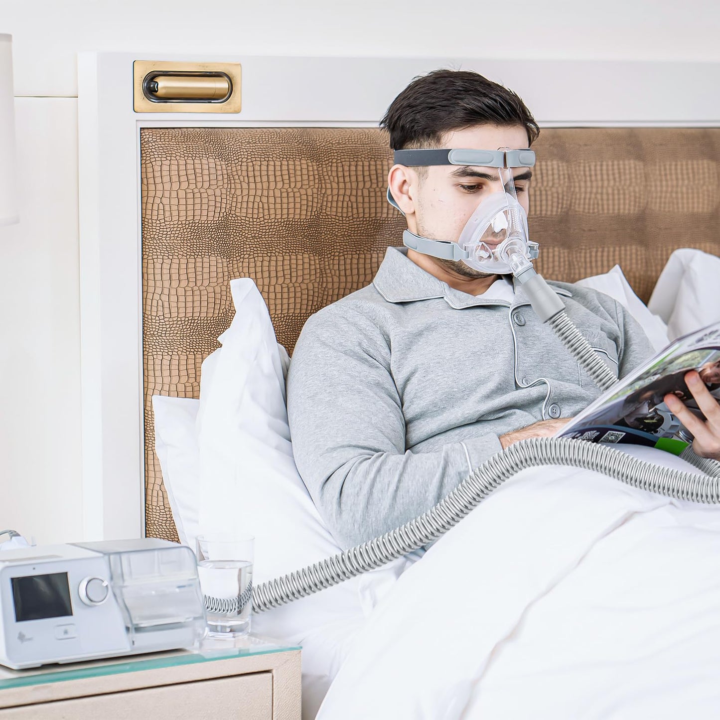 Durable flexible CPAP tubing packaging