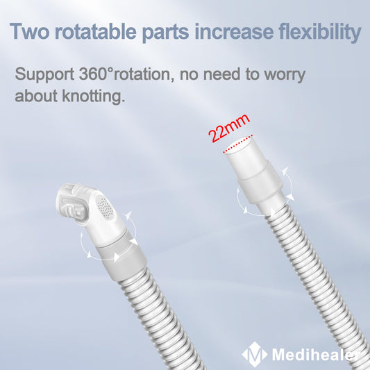 Two pack Medihealer CPAP replacement tubing for N20