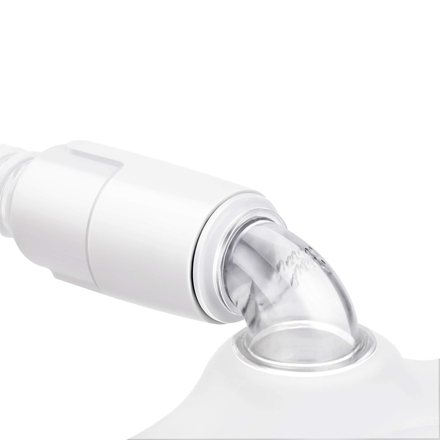 Close up of 2021 version DreamWear CPAP elbow connector