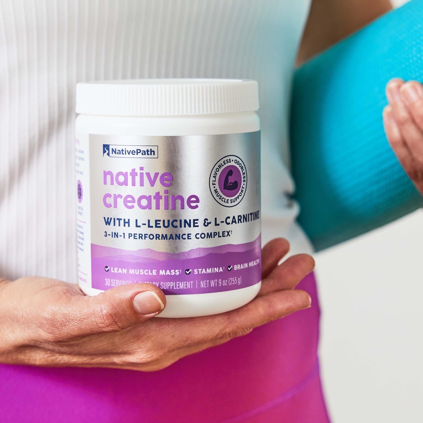 NativePath Creatine Monohydrate Powder packaging details