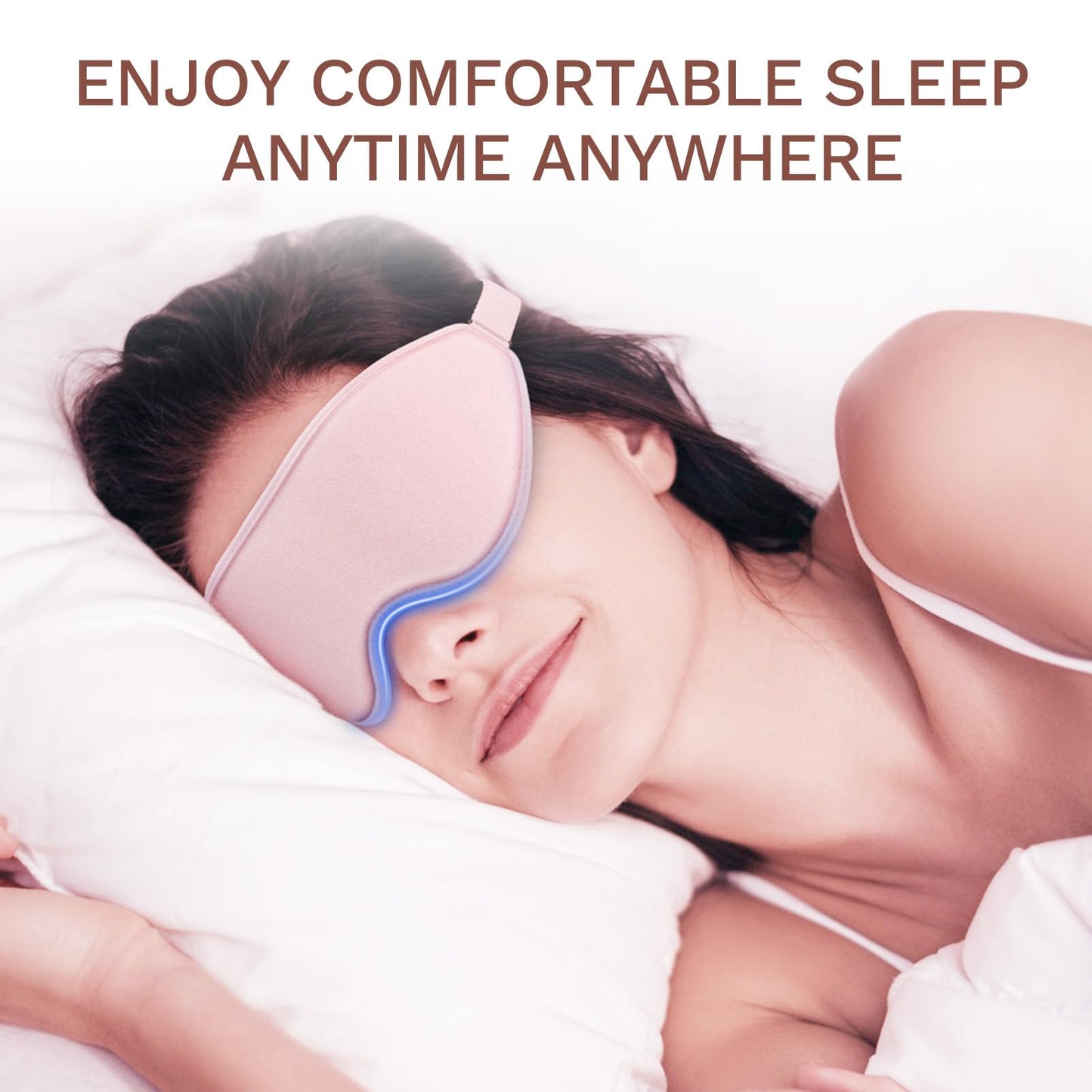 FlyCoco comfortable sleep mask for eyelash extension safety