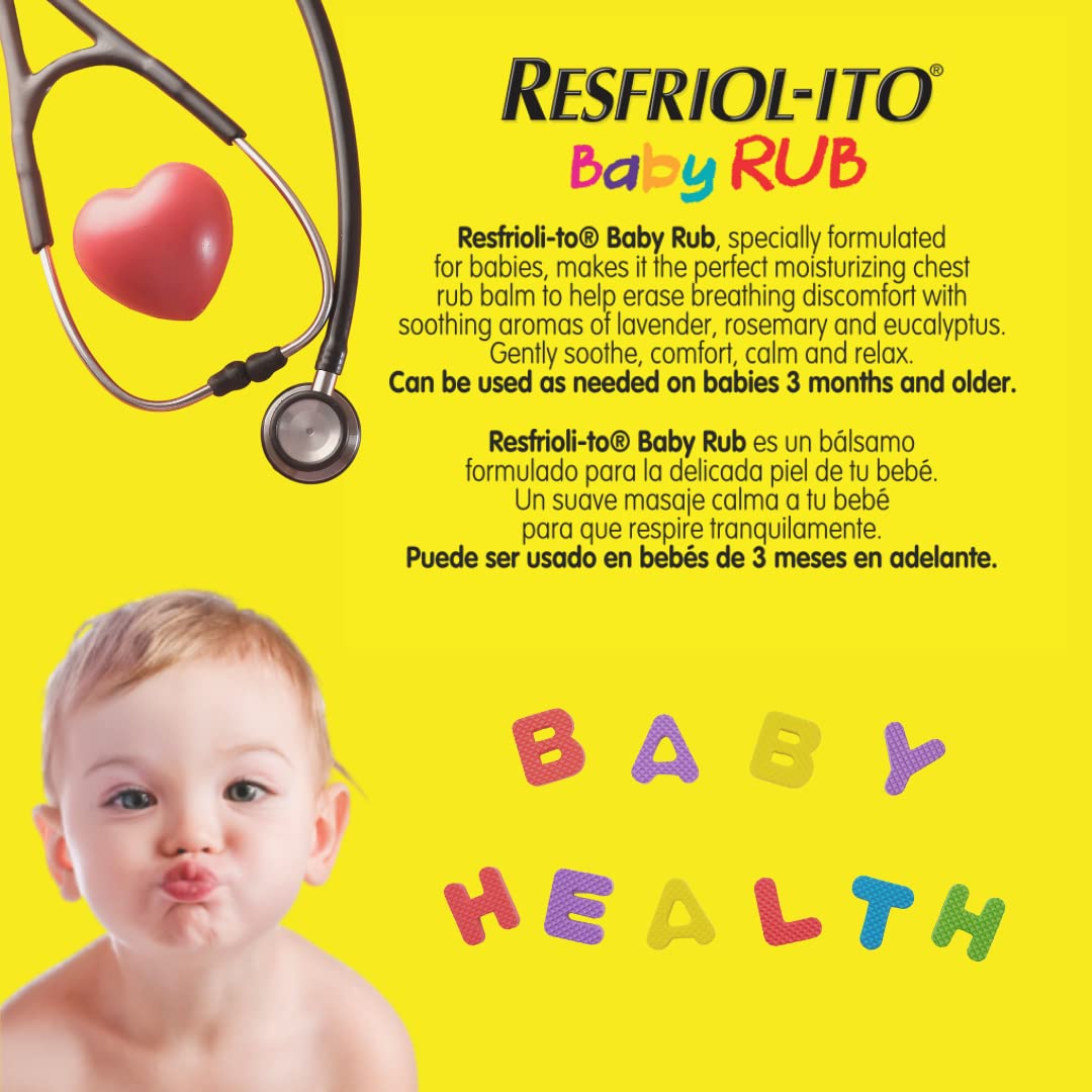 Resfriol-ito baby balm application guide and safe usage instructions for parents.