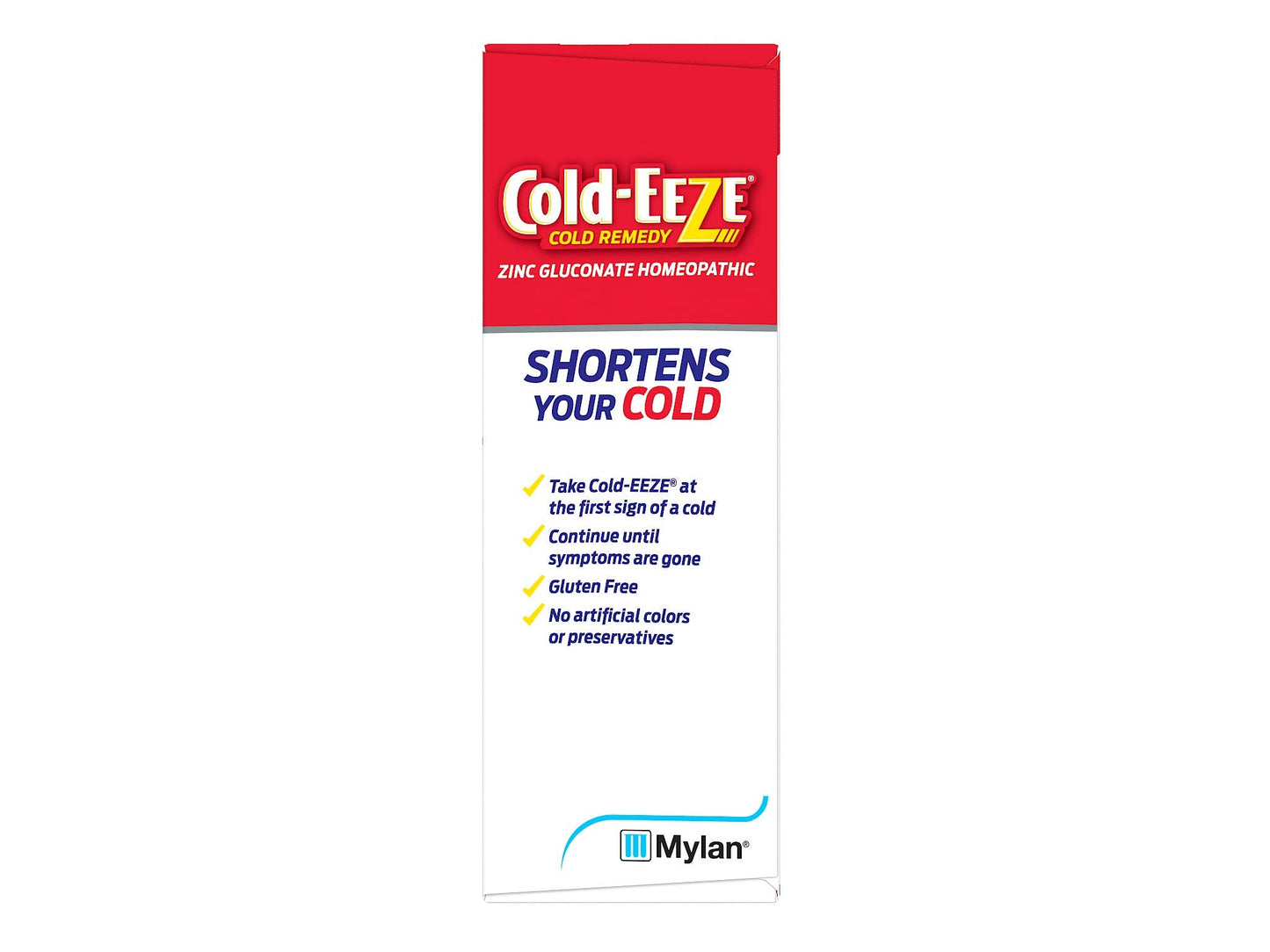 Rudra Retails stock image of Cold-EEZE natural cherry zinc lozenges 25 count packaging