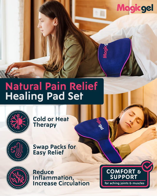 Magic Gel reusable hot and cold gel pack set