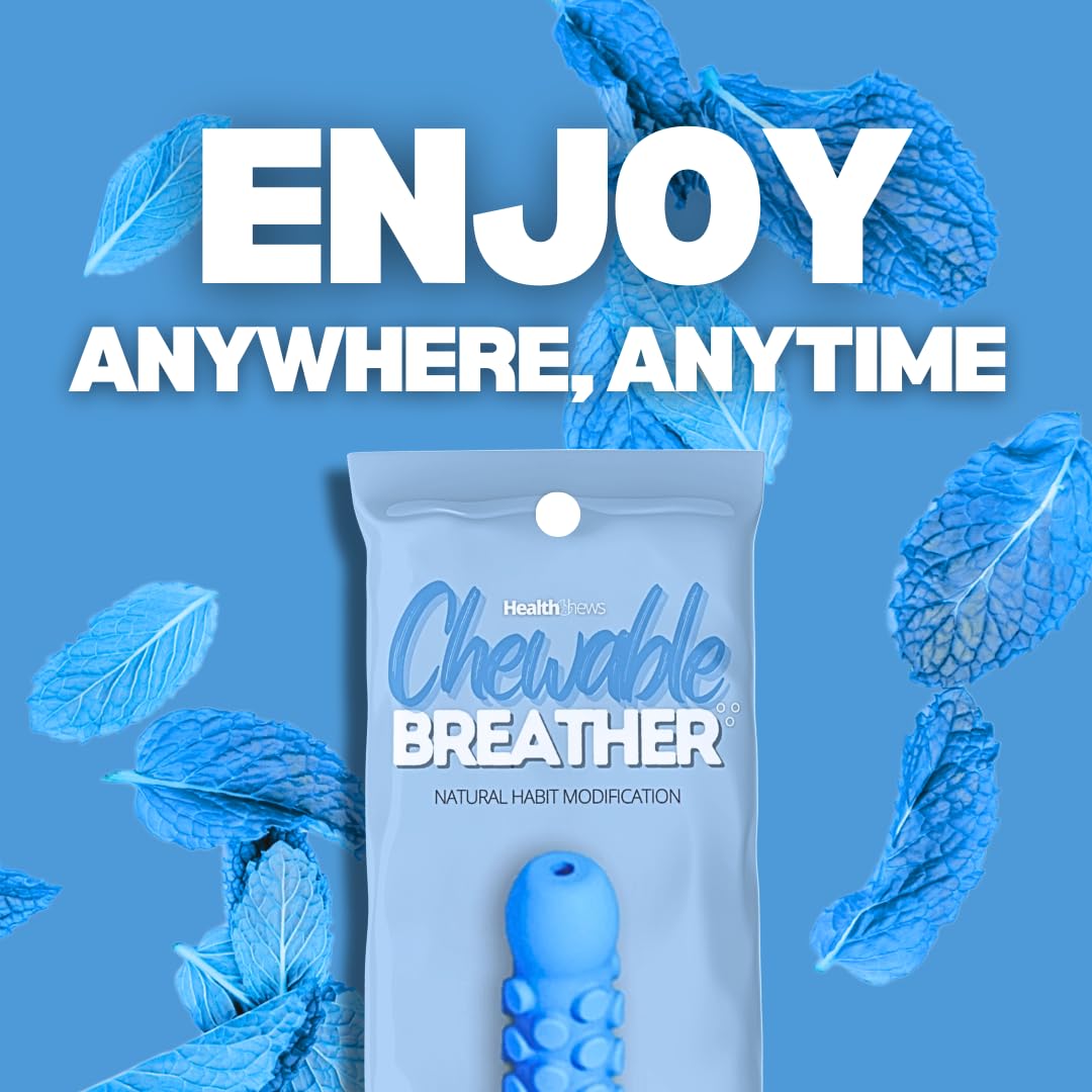 Close-up of the non-addictive reusable breathing stick showing compact structure for discreet everyday use