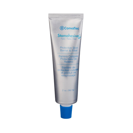 Convatec Stomahesive Paste 183910 packaging showing ingredients and manufacturer details