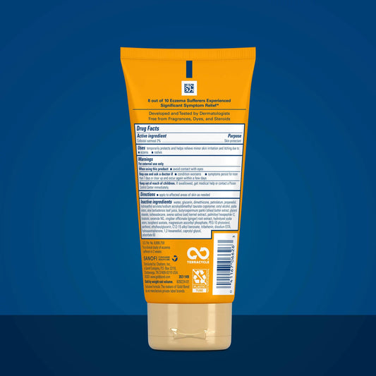 Gold Bond 2 percent colloidal oatmeal eczema cream for dry irritated skin relief