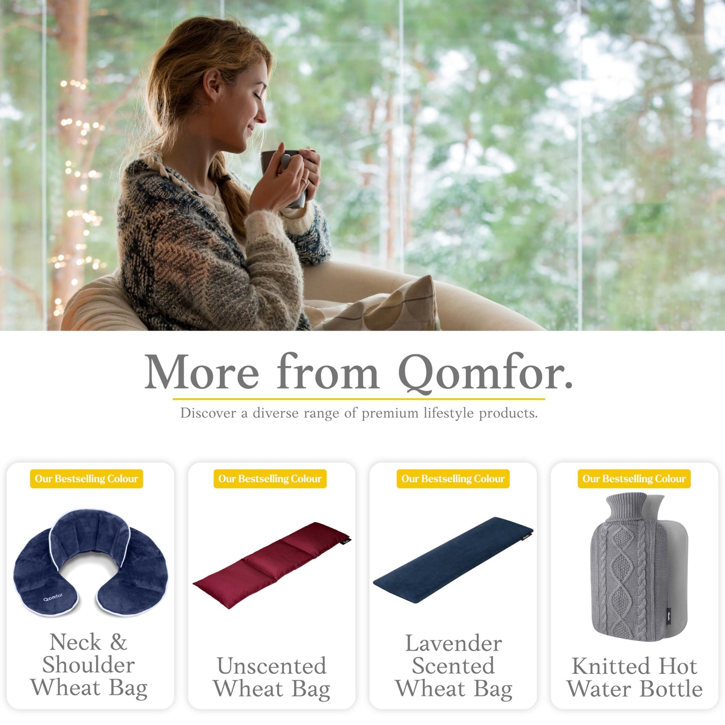 Qomfor hot water bottle 1.8 liter capacity size reference