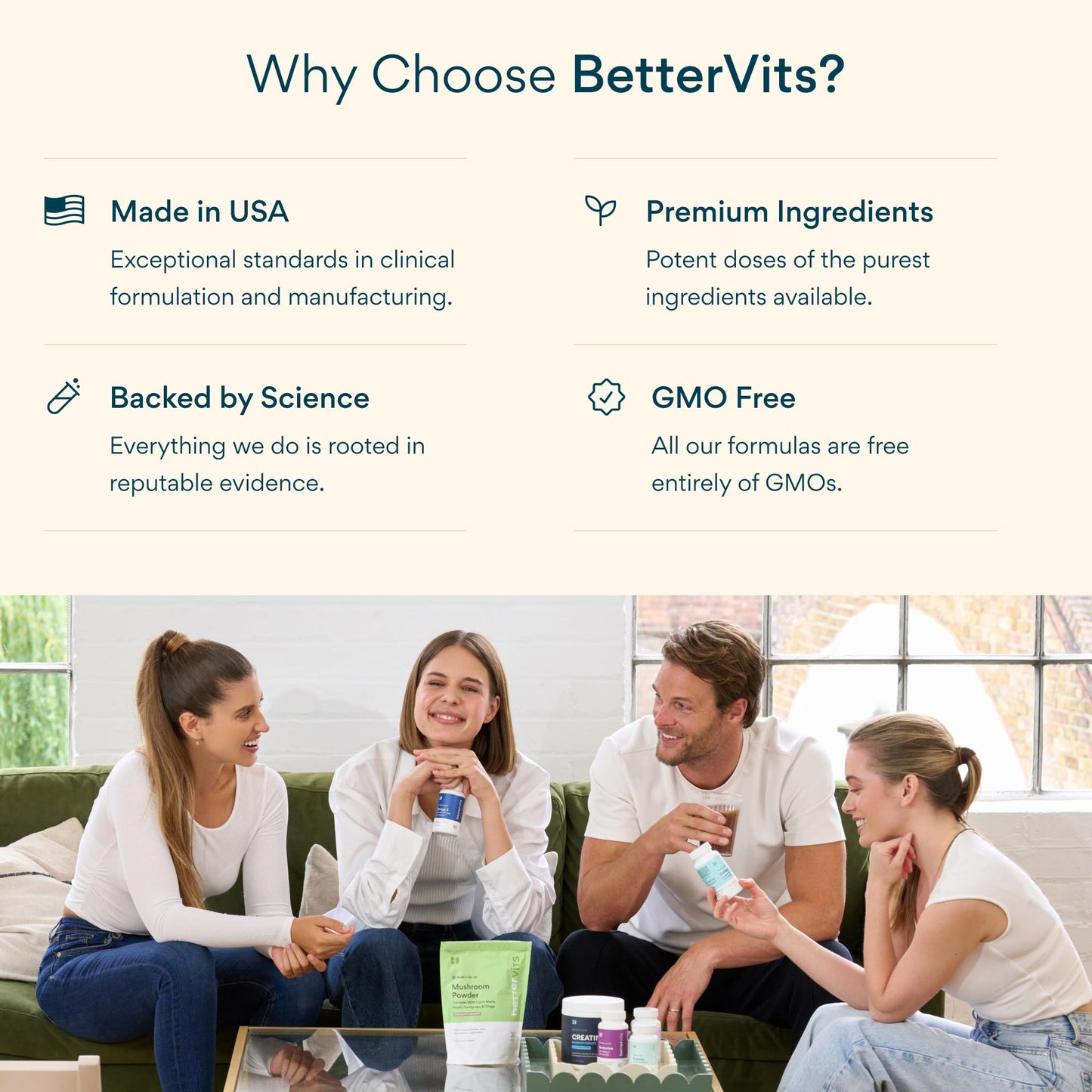 Premium imported Bettervits joint support supplement for flexibility