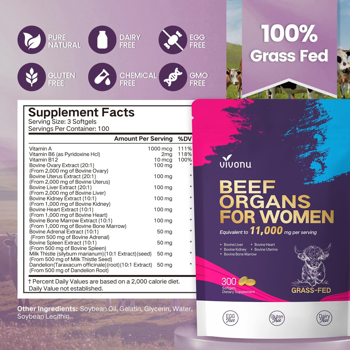 Authentic USA-imported VivoNu dietary supplement packaging