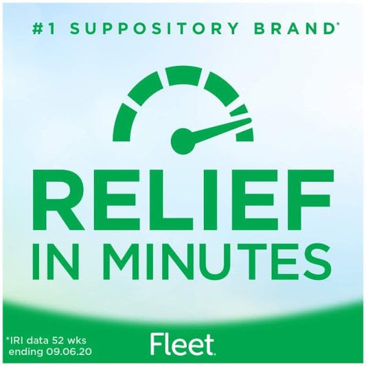 Fleet Liquid Glycerin Suppositories box contents