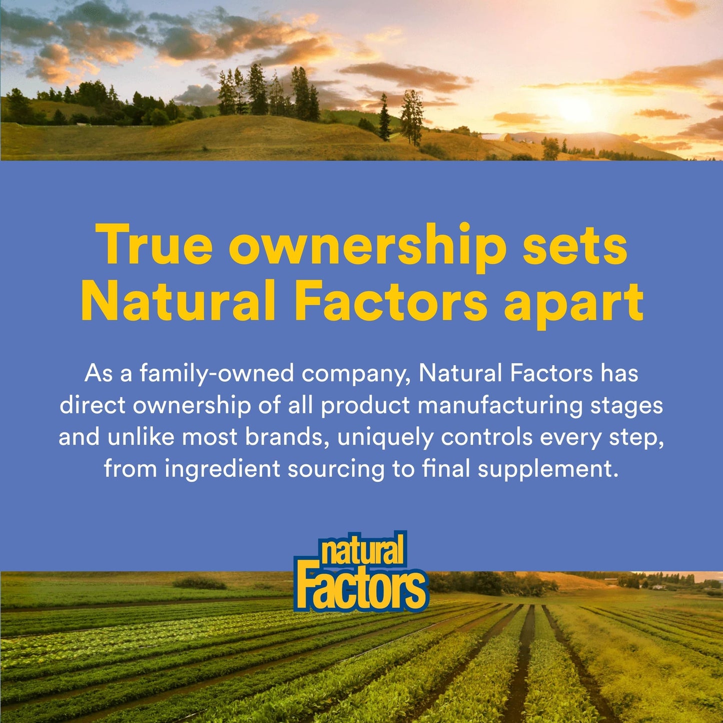 Natural Factors WomenSense side label showing manufacturing quality standards and capsule count.