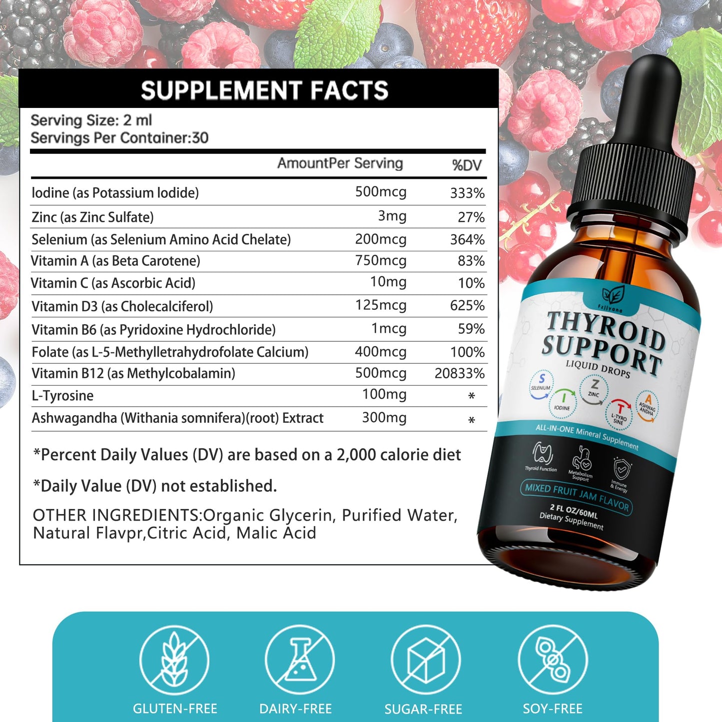 Authentic USA imported liquid vitamin drops for daily energy support.