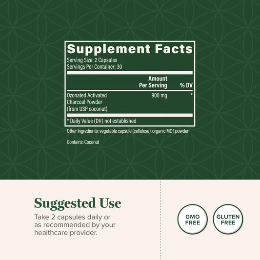 Global Healing Center Advanced Digestive 60 capsules supplement facts and ingredient label