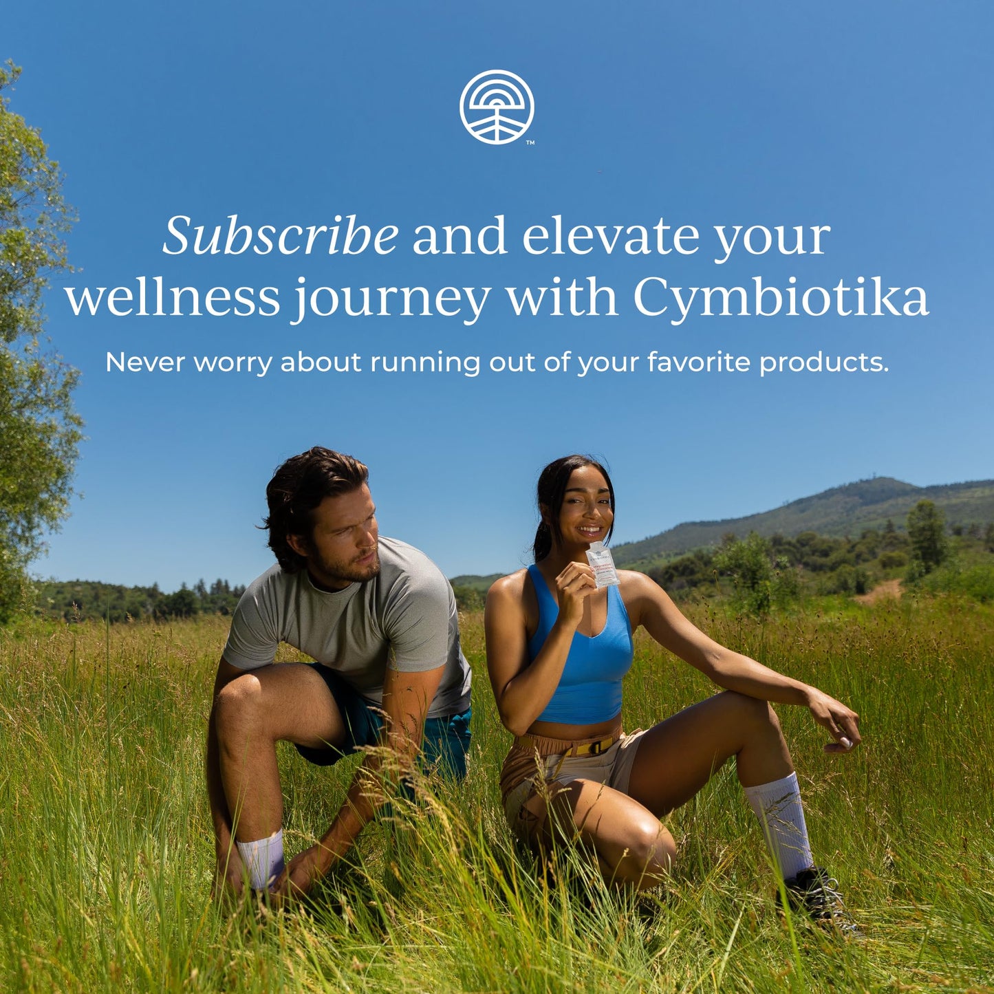 Premium Cymbiotika activated charcoal supplement box with authentic seals