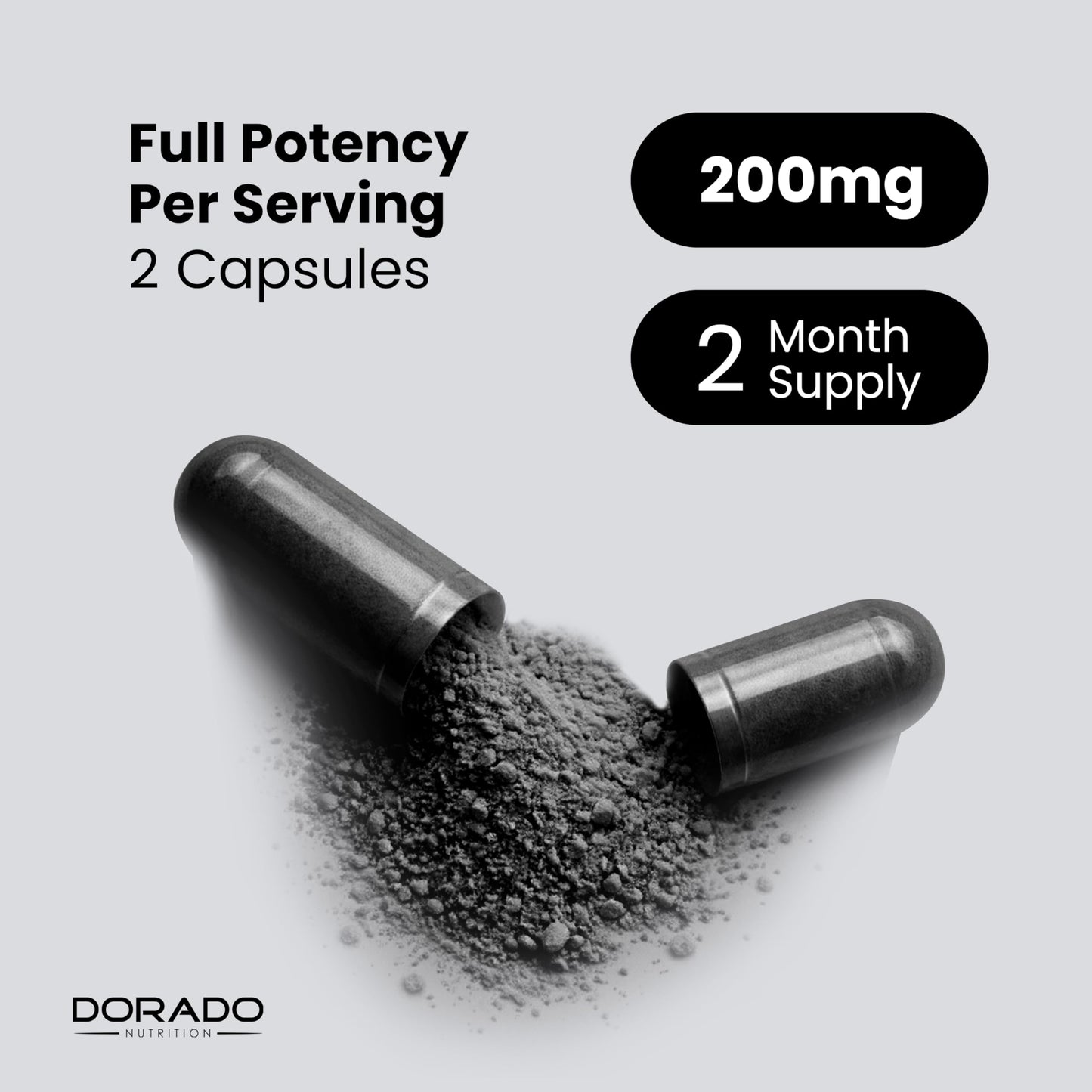 Dorado Nutrition digestive wellness dietary supplement bottle on clean background