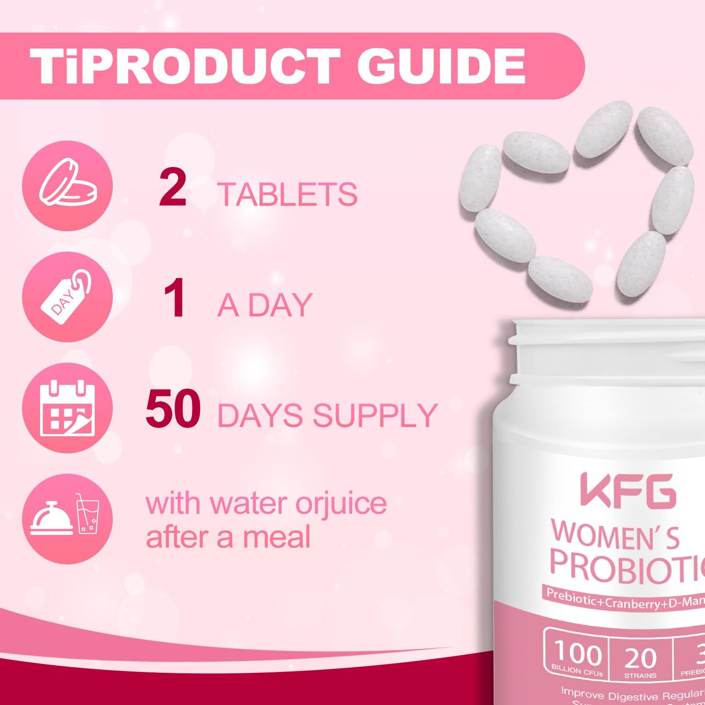 Authentic dietary supplement for vaginal pH balance and digestive health on Rudra Retails