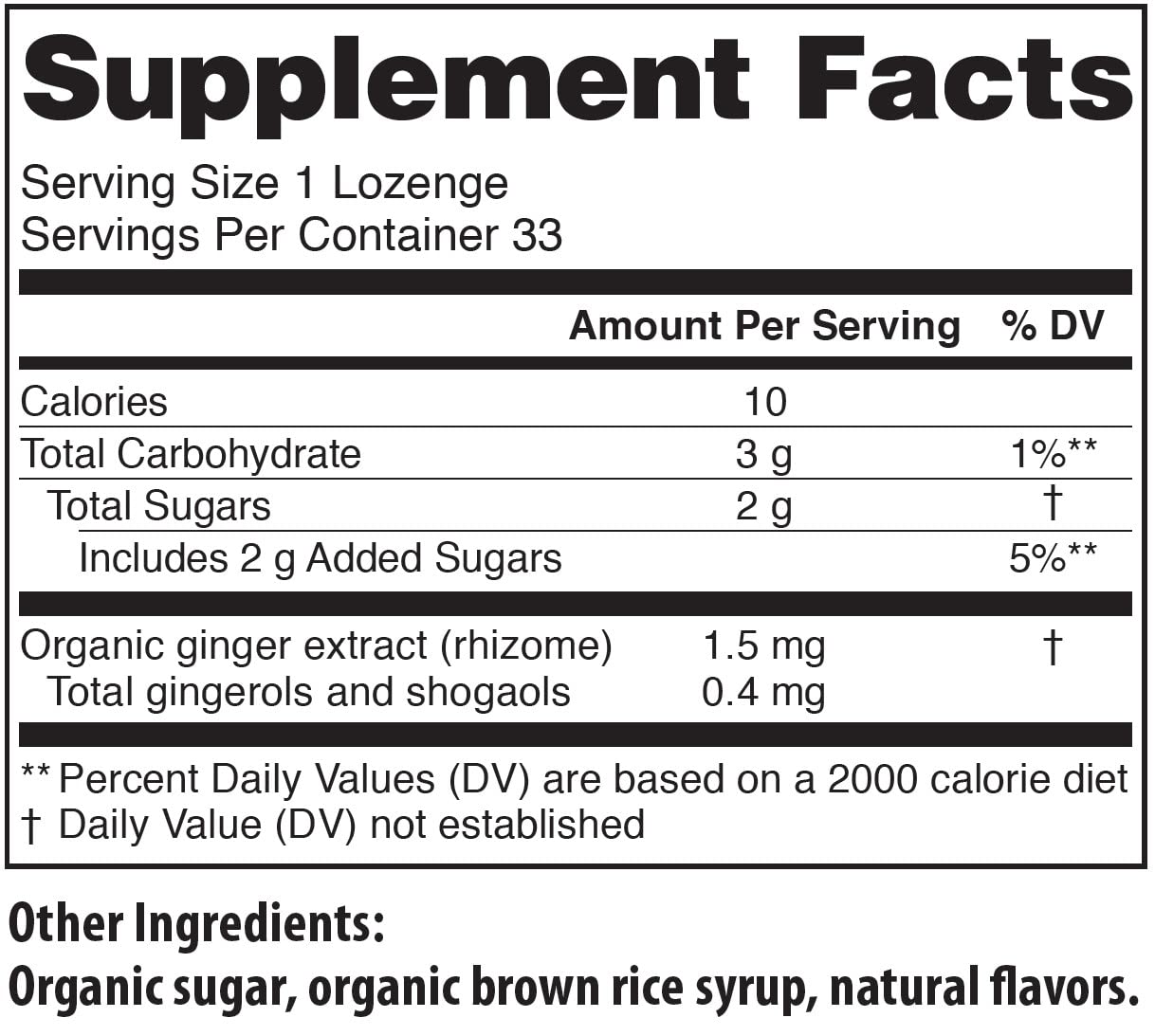 Natural vegan friendly sweet ginger drops for soothing occasional stomach upsets