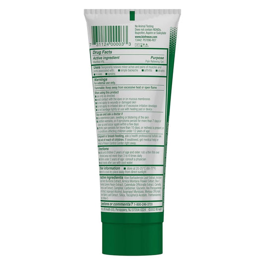 Biofreeze three ounce cooling gel for joint and arthritis relief