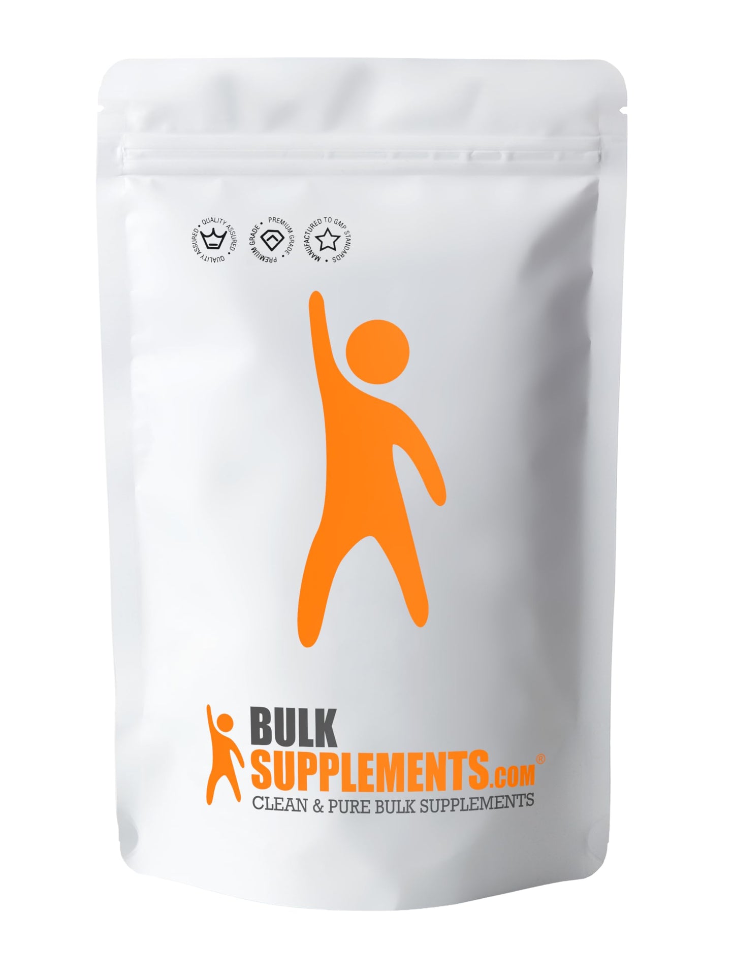 Pure dietary supplement collagen powder by BulkSupplements for healthy skin elasticity and hair strength.